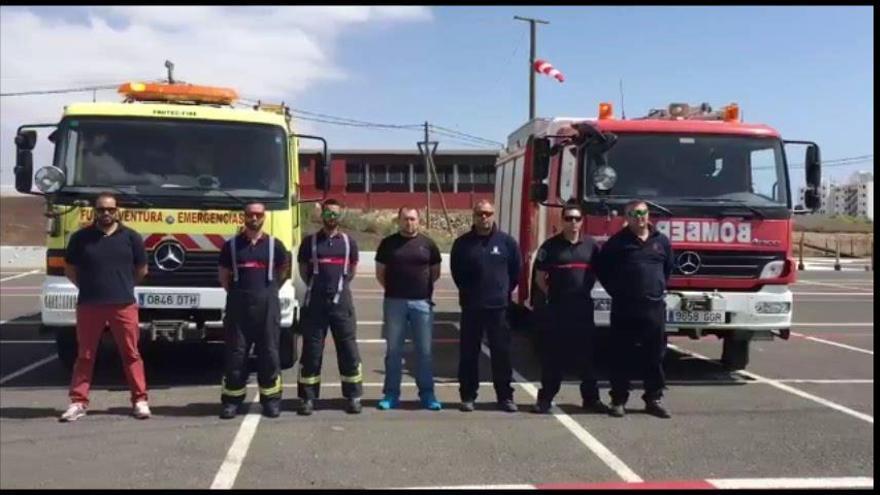 Bomberos de Canarias hacen sonar sus sirenas en señal de duelo por Eloy Alonso