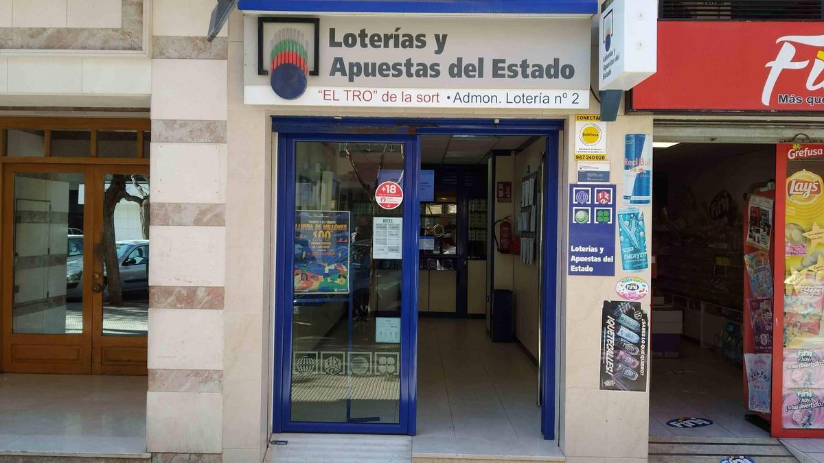 Esta es la administración de Sant Joan d'Alacant que ha validado el boleto de La Primitiva premiado en el sorteo del lunes 29 de abril.