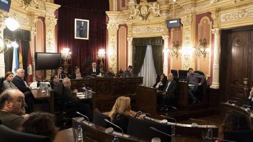 Pleno del Concello de Ourense. // Enzo Sarmiento