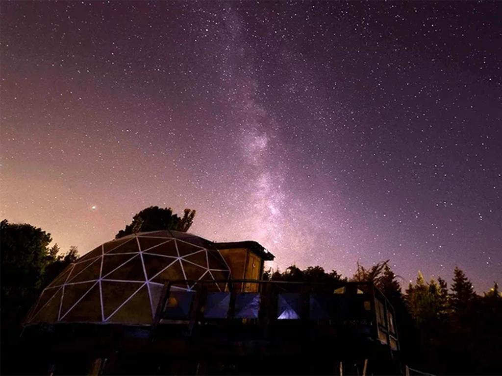 Vista de las estrellas desde los iglú de Tarragona