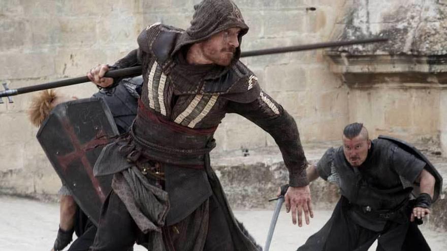 Michael Fassbender en una escena de &quot;Assassin&#039;s Creed&quot;.