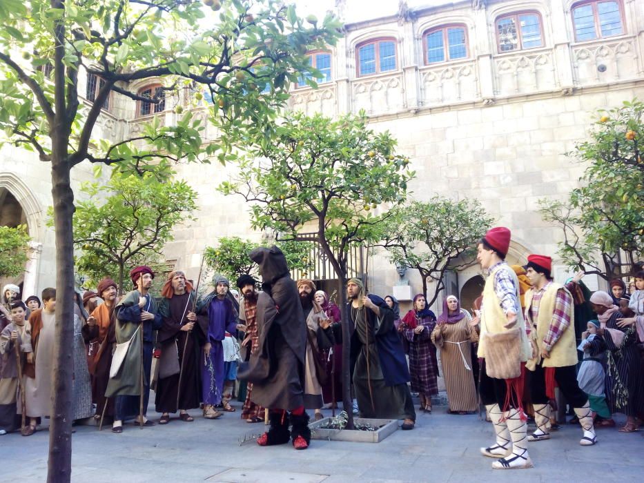 Els Pastorets de Súria, al Palau de la Generalitat