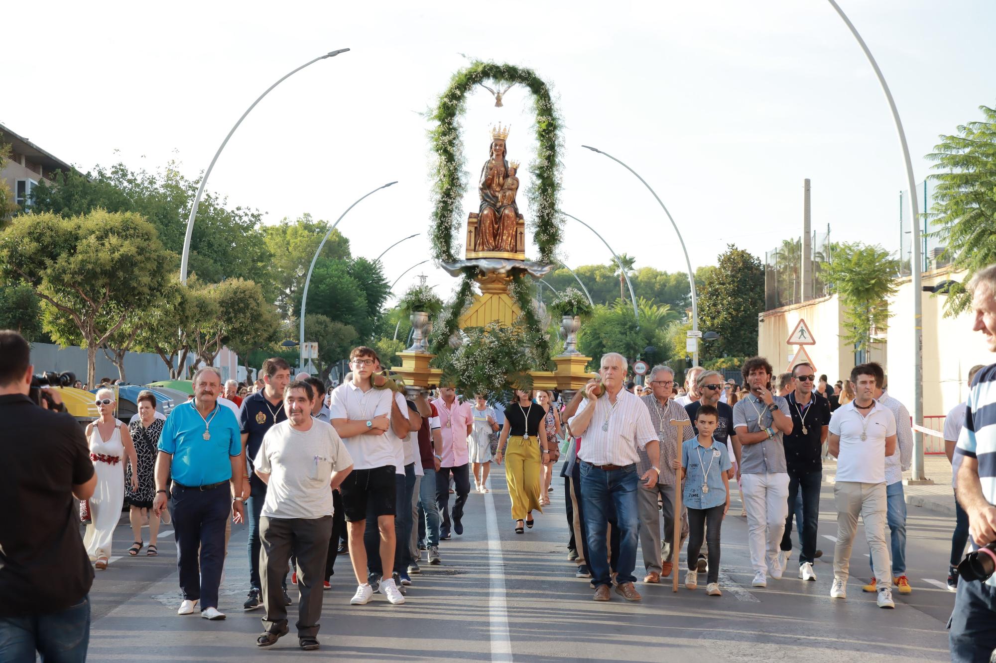 Las fotos de la 'baixà' de la Mare de Déu de Gràcia en Vila-real