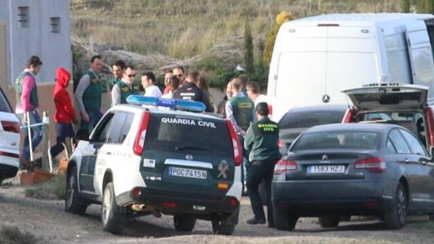 Ana Julia Quezada, durante unas diligencias de la Guardia Civil.