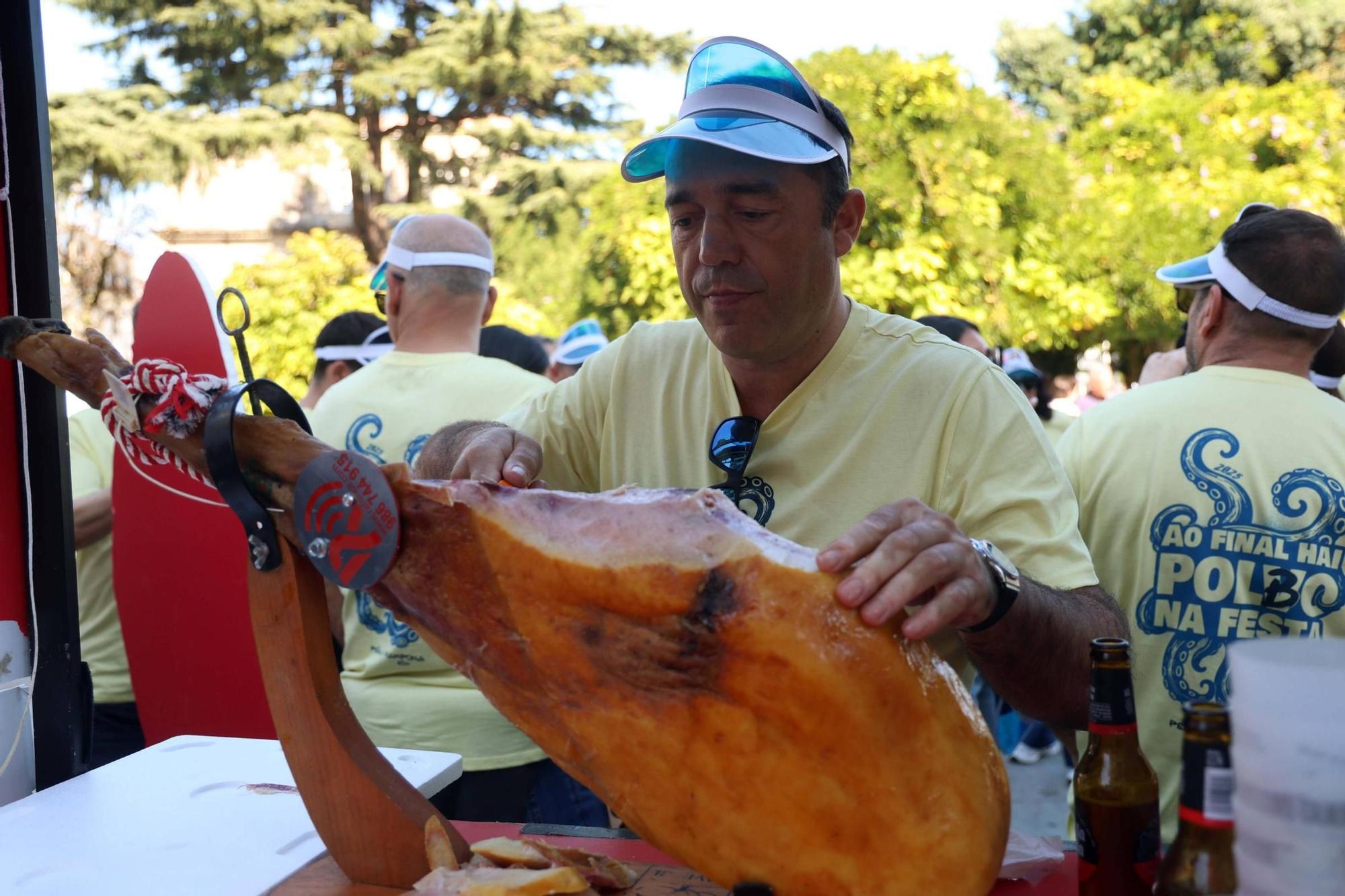 La Festa do Marisco de O Grove, esta mañana.