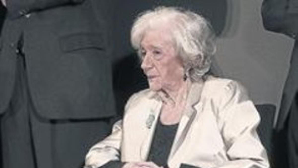 La desaparecida Ana María Matute, en una imagen de enero del 2014.