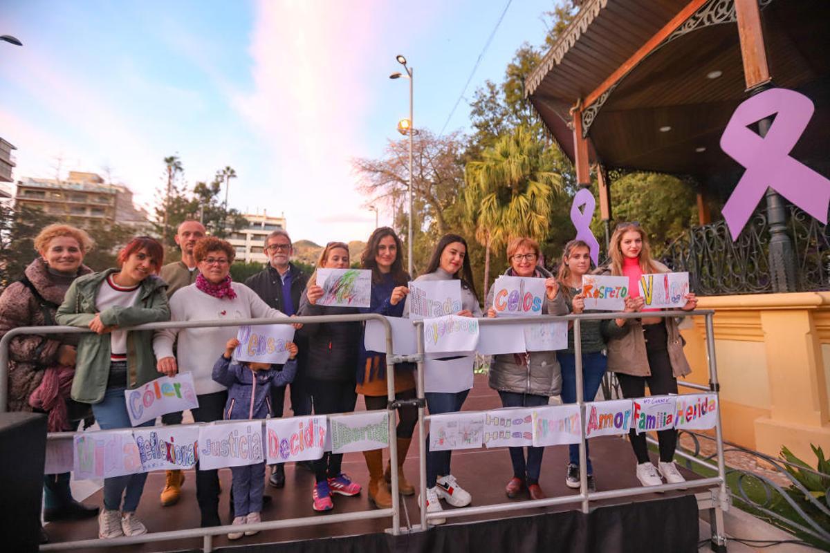 Marcha contra la violencia de género en Orihuela