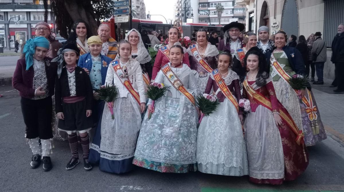 Las comisiones participantes en la Ofrenda