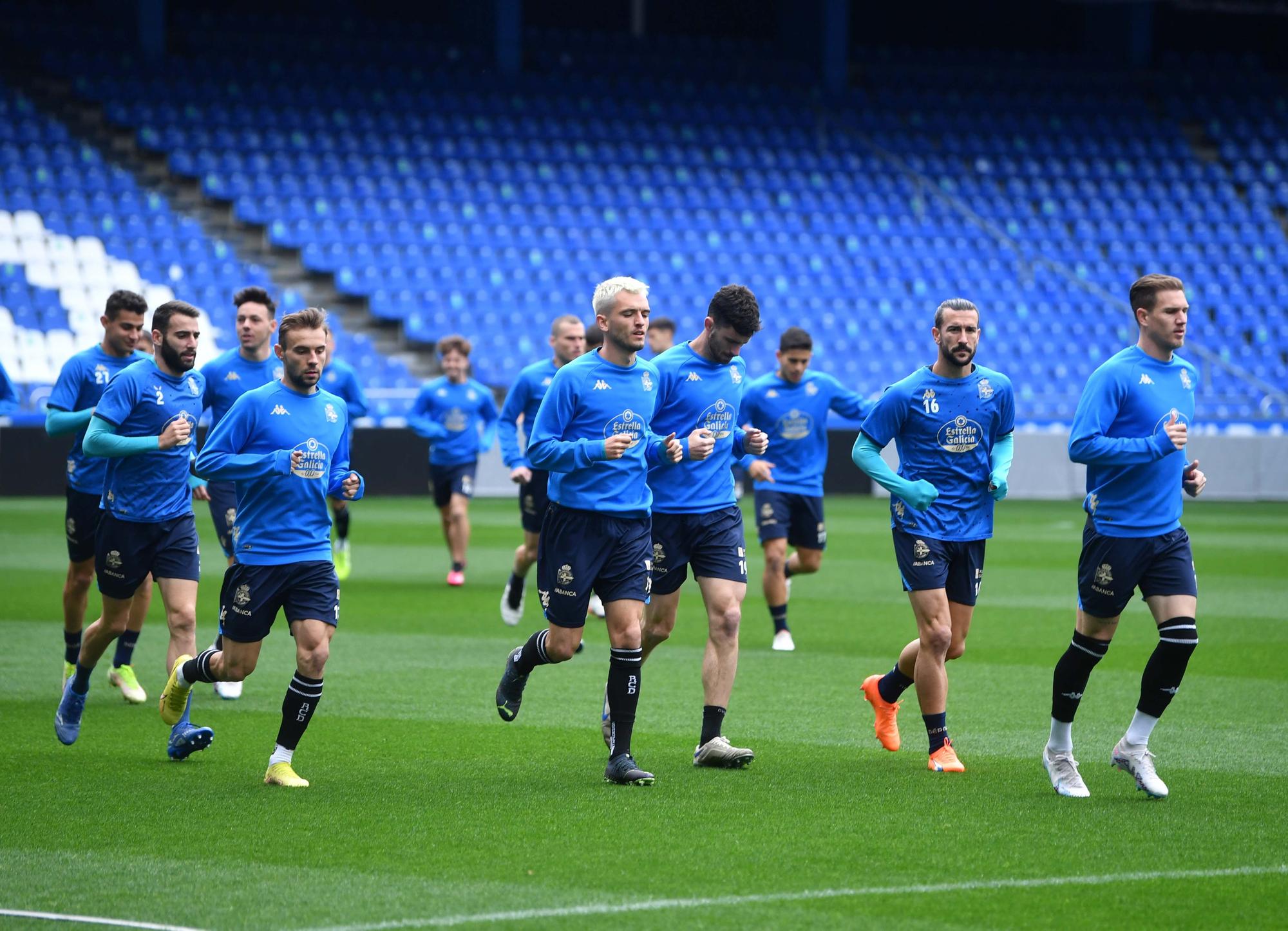 Lucas, con fiebre, baja en el entrenamiento del Dépor