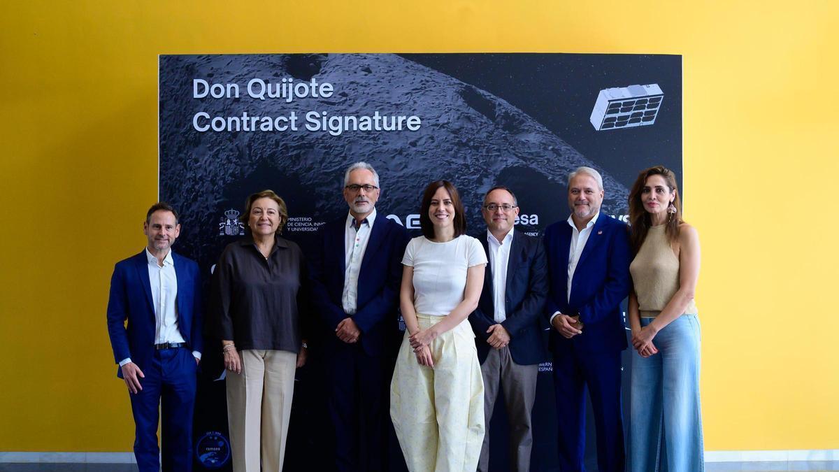 Morant destaca la inversión española de 6,4 millones para el CubeStat Don Quijote