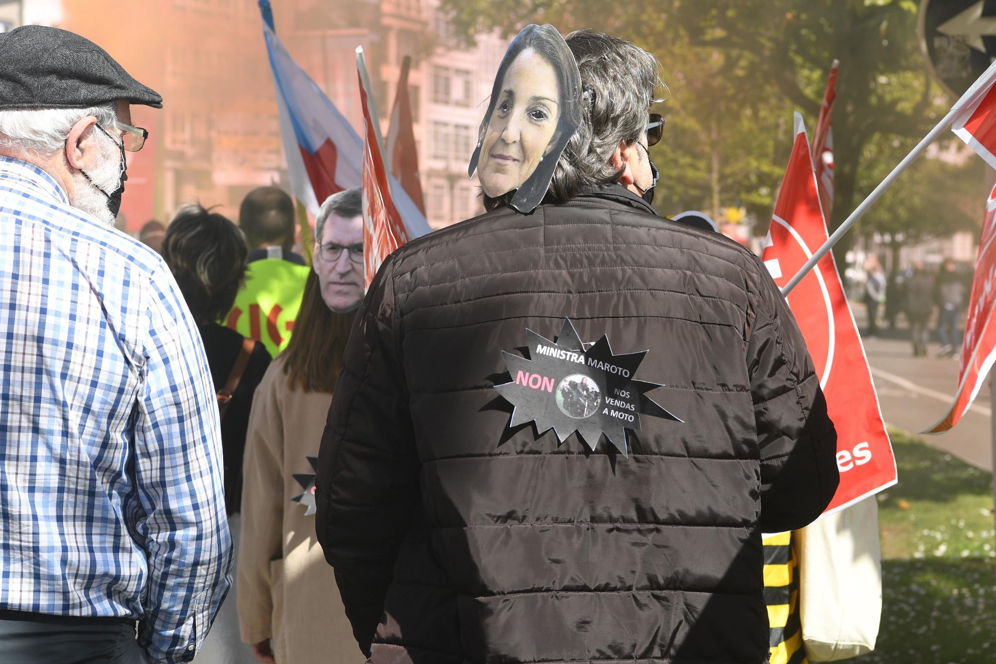 Marcha en A Coruña por Alu Ibérica