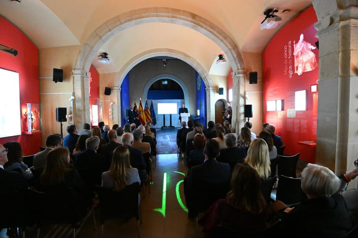 La antigua ermita de San Sebastián en Elche, ahora Museo de la Festa, acogió el evento conmemorativo