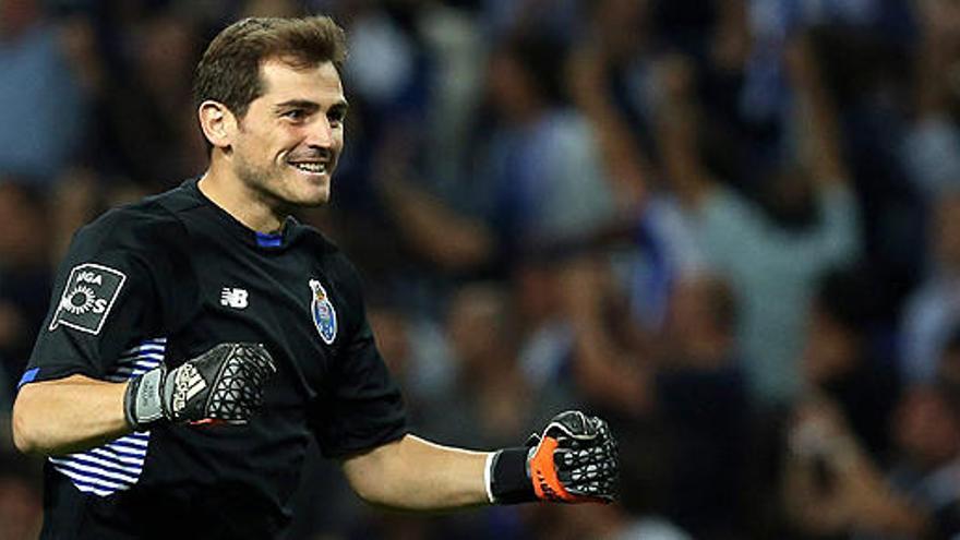 Iker Casillas, en un partido con el Oporto.