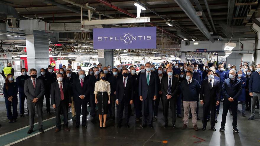 Visita histórica del rey Felipe VI a la planta de Stellantis Vigo