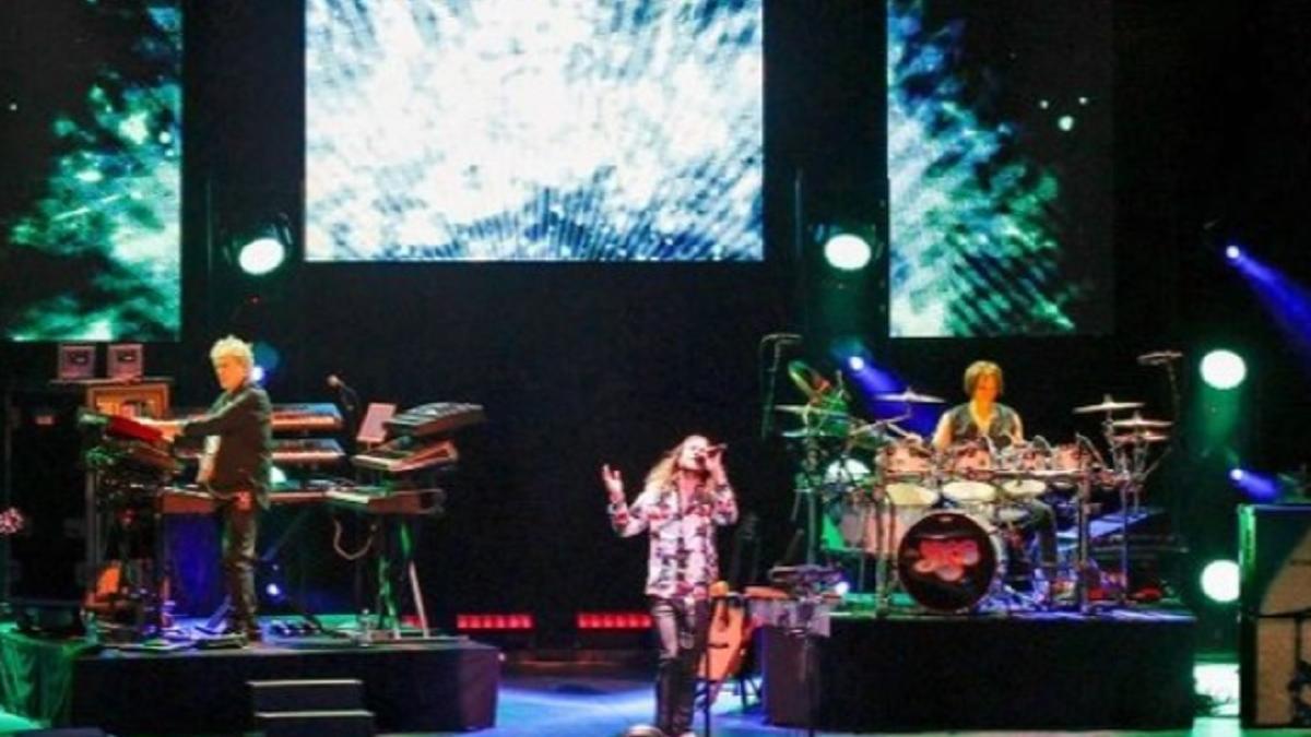 La banda británica Yes en uno de sus conciertos, en una imagen de su cuenta en Imstagram.