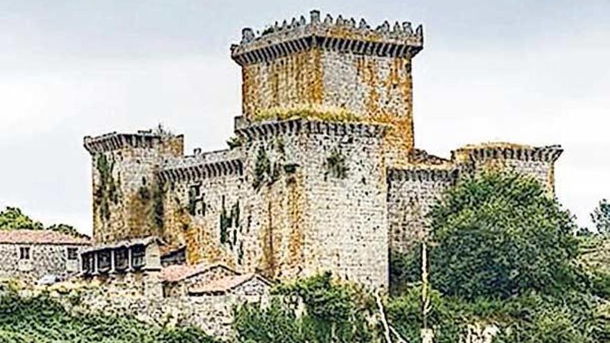 Una vista del castillo medieval ubicado en Palas de Reis y declarado Bien de Interés Cultural.
