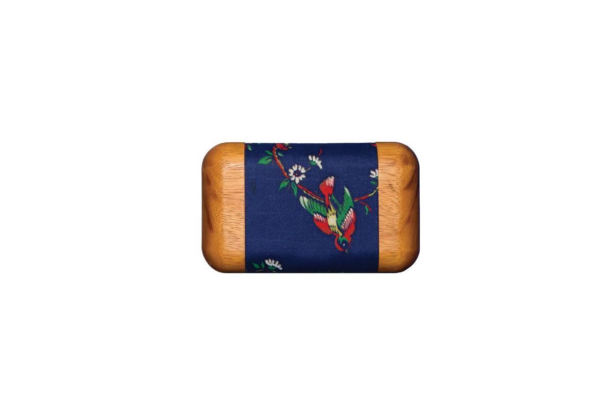 Iroko clutch Blue birds, Bakari