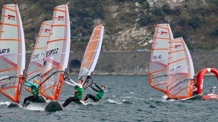 Buen papel de los formenterenses en el Campeonato de Europa sub-15 de windsurf