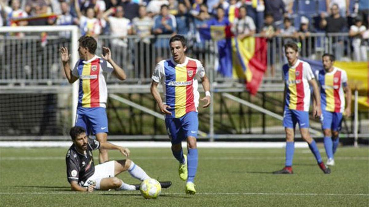El Andorra sigue líder en el grupo tercero de 2ªB