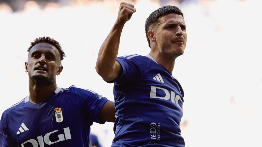 El vacío más difícil de llenar: sin este futbolista en el campo, el Oviedo pasa de ganar el 46% de los partidos a solo el 11%