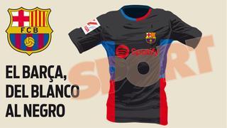 El Barça vestirá de negro en su segunda camiseta en la 2024-25