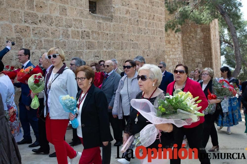 Ofrenda de flores en Caravaca