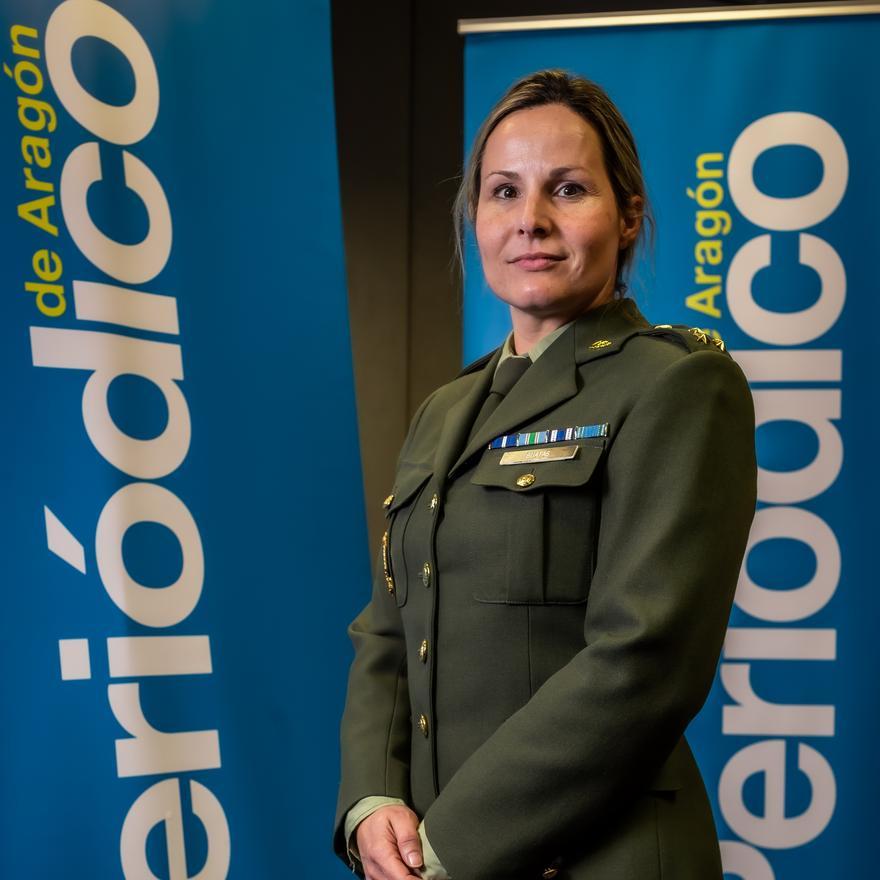 Mercedes Buatas, capitán psicóloga del Ministerio de Defensa