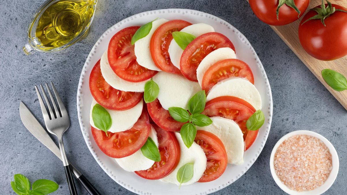 Ensalada caprese.