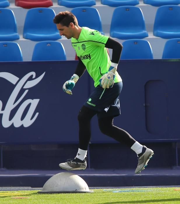 Gran ambiente en el entrenamiento del Levante UD