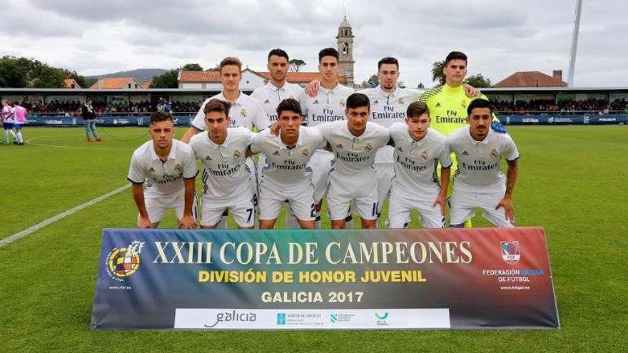 La formación del Real Madrid. // FdV