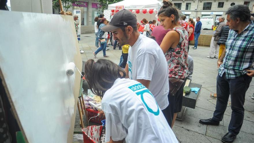 Feira do Voluntariado en Vilagarcía.