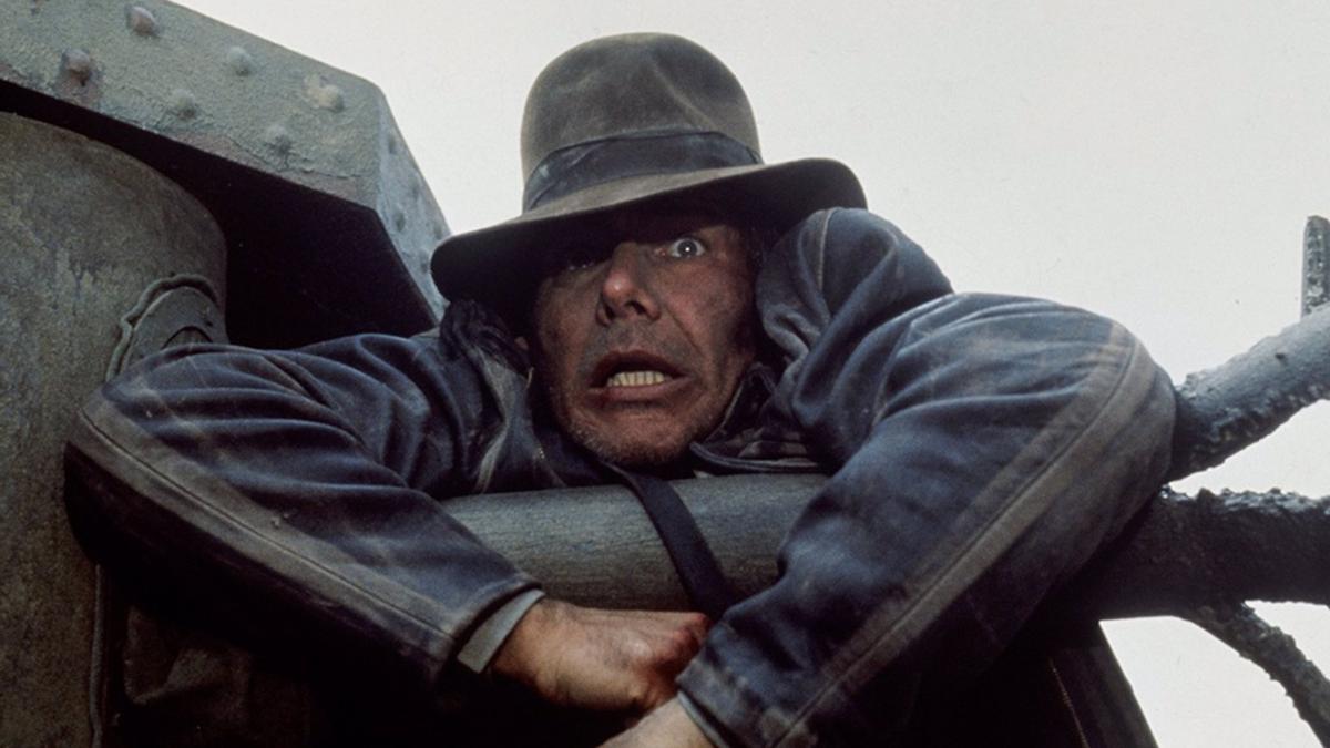 Harrison Ford en el papel de Indiana Jones.