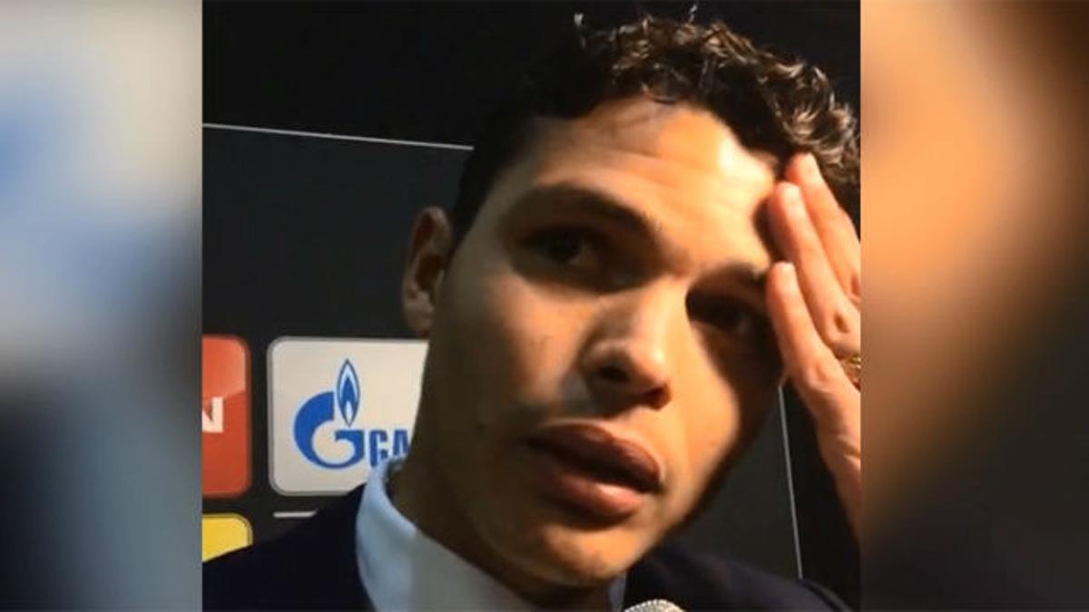 Thiago Silva culpa al árbitro de la caída del PSG