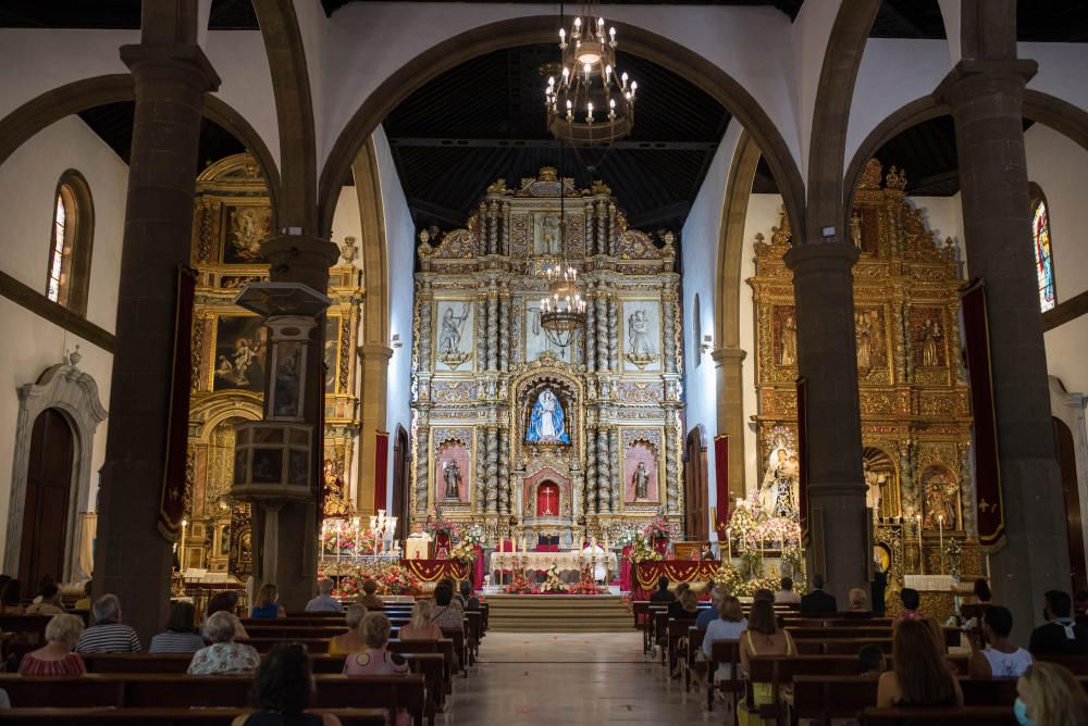 Celebración de la fiesta de la Virgen de El Carmen