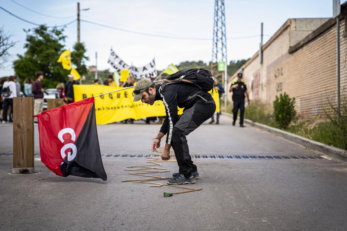 Les fots de la jornada de vaga dels docents a la Catalunya central aquest dijous