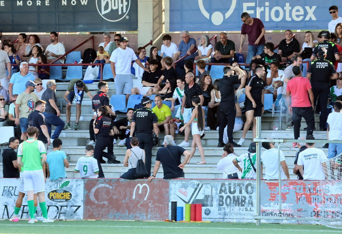 Imatges del partit Igualada - Turó Peira