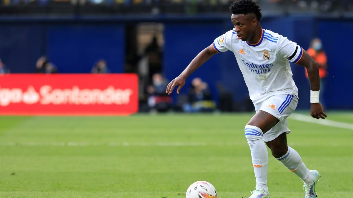 Vinicius, durante el partido contra el Villarreal