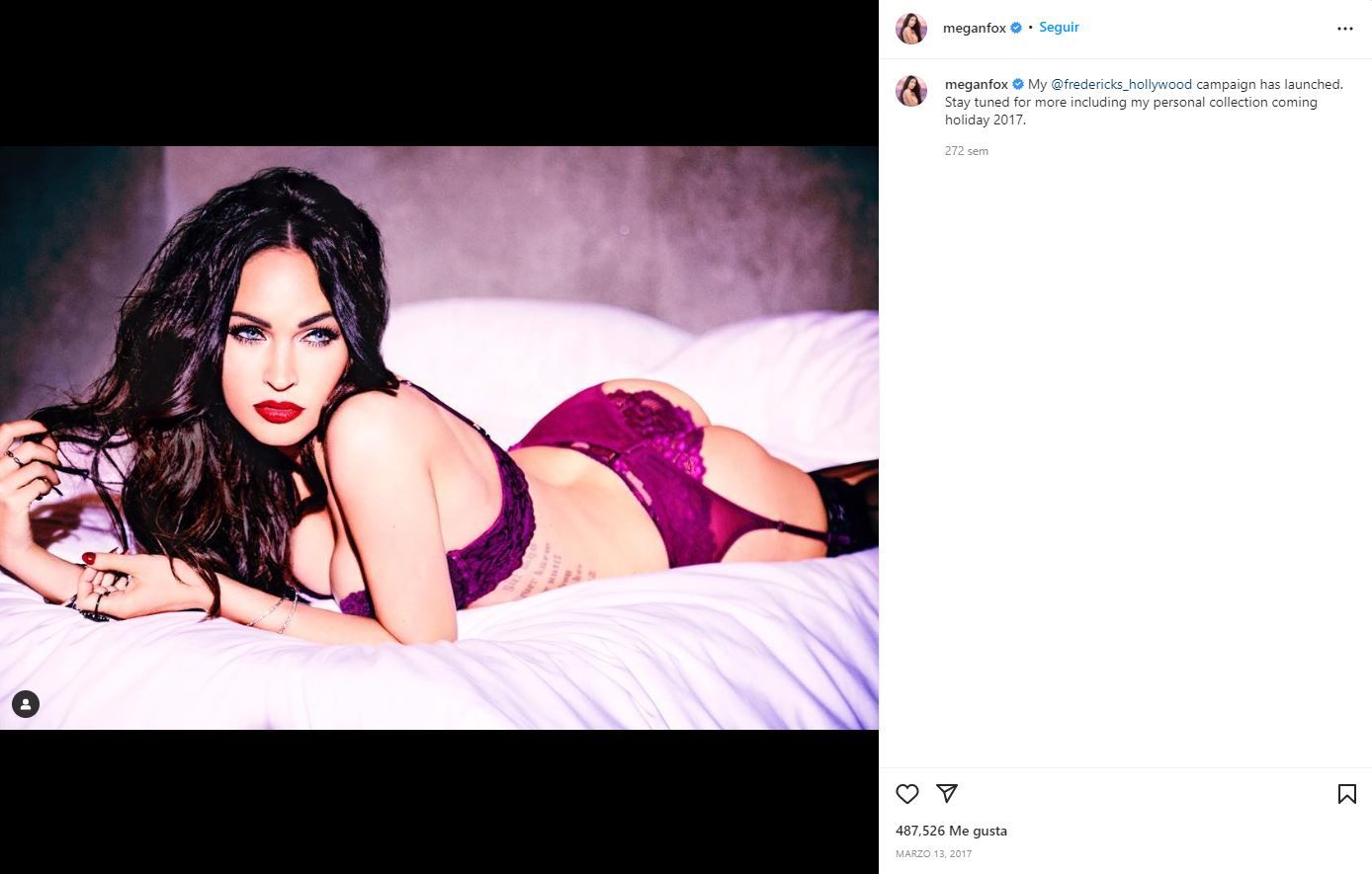 Megan Fox, el "patito feo" que se convirtió en "sex symbol"