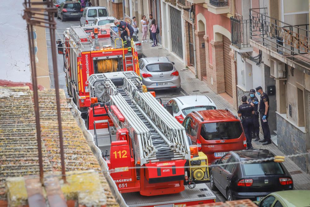 Herido un hombre tras el incendio de un colchón en