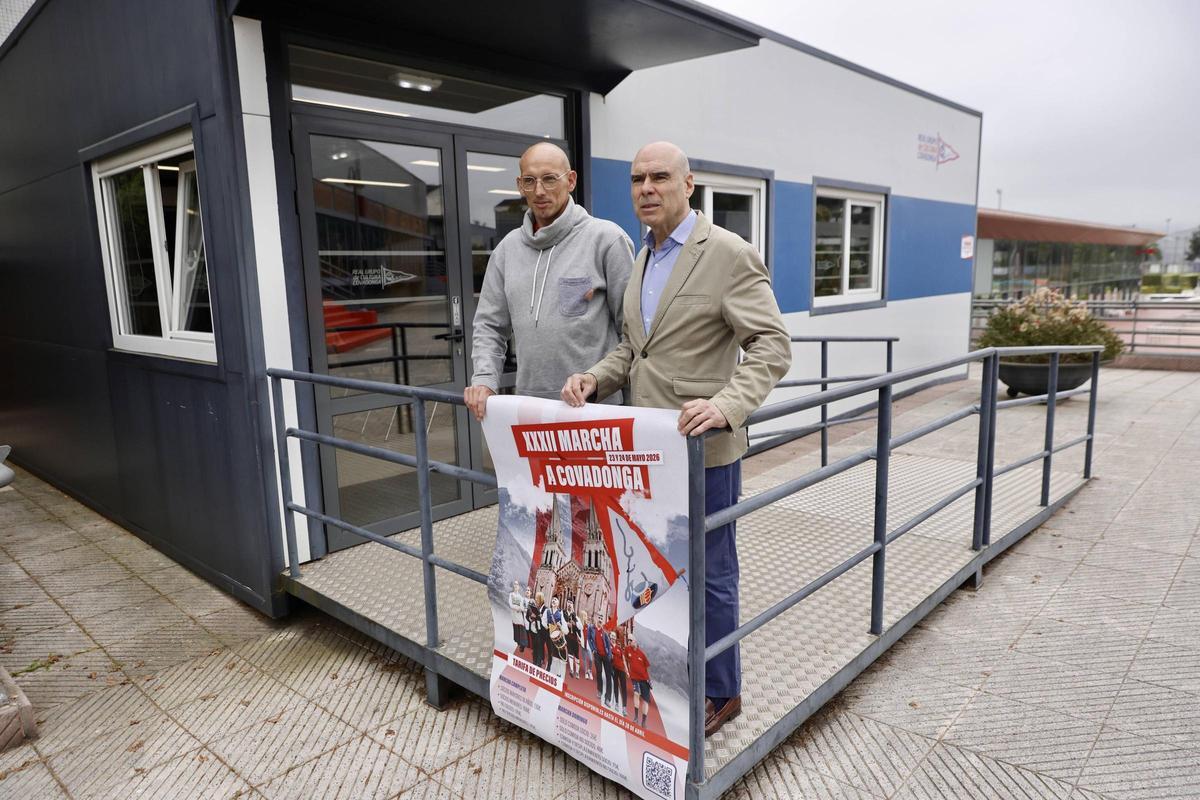 Por la izquierda, Honorio Castaño y Joaquín Miranda durante la presentación