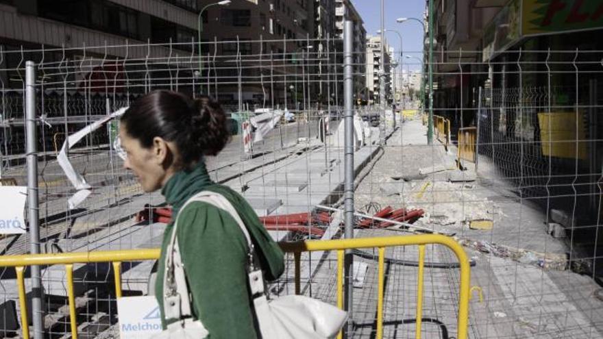 Ayer se iniciaron las obras de un tramo de carril bici en avenida Argentina.