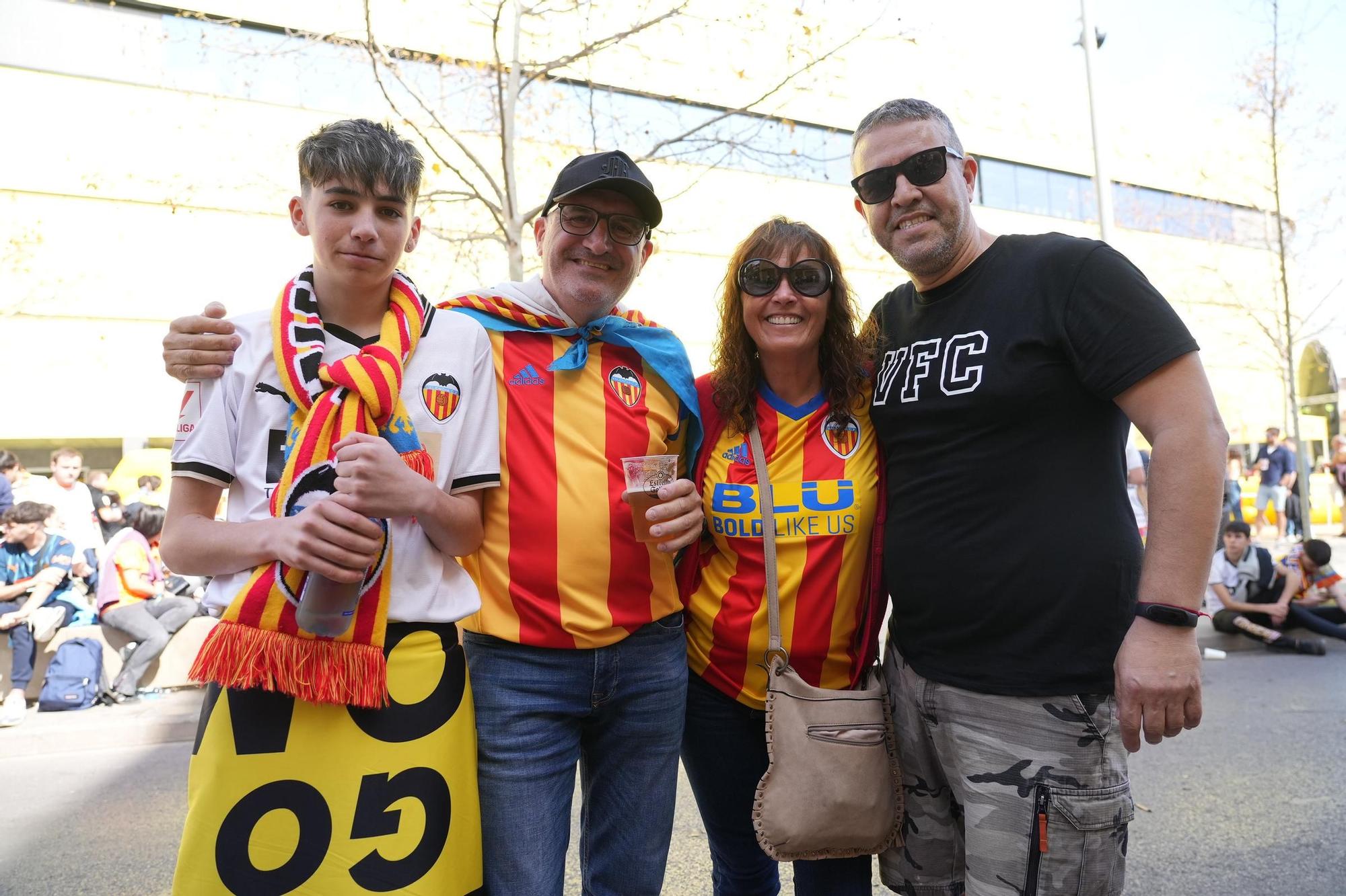 Galería | Ambientazo en la previa del Villarreal-Valencia