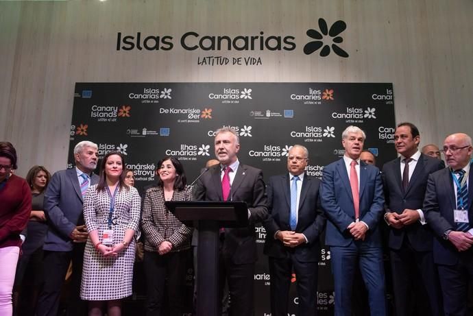 Pabellón de Canarias en la Feria Internacional de Turismo de Madrid FITUR 2020