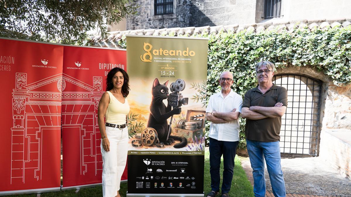 Un instante de la presentación de Gateando.