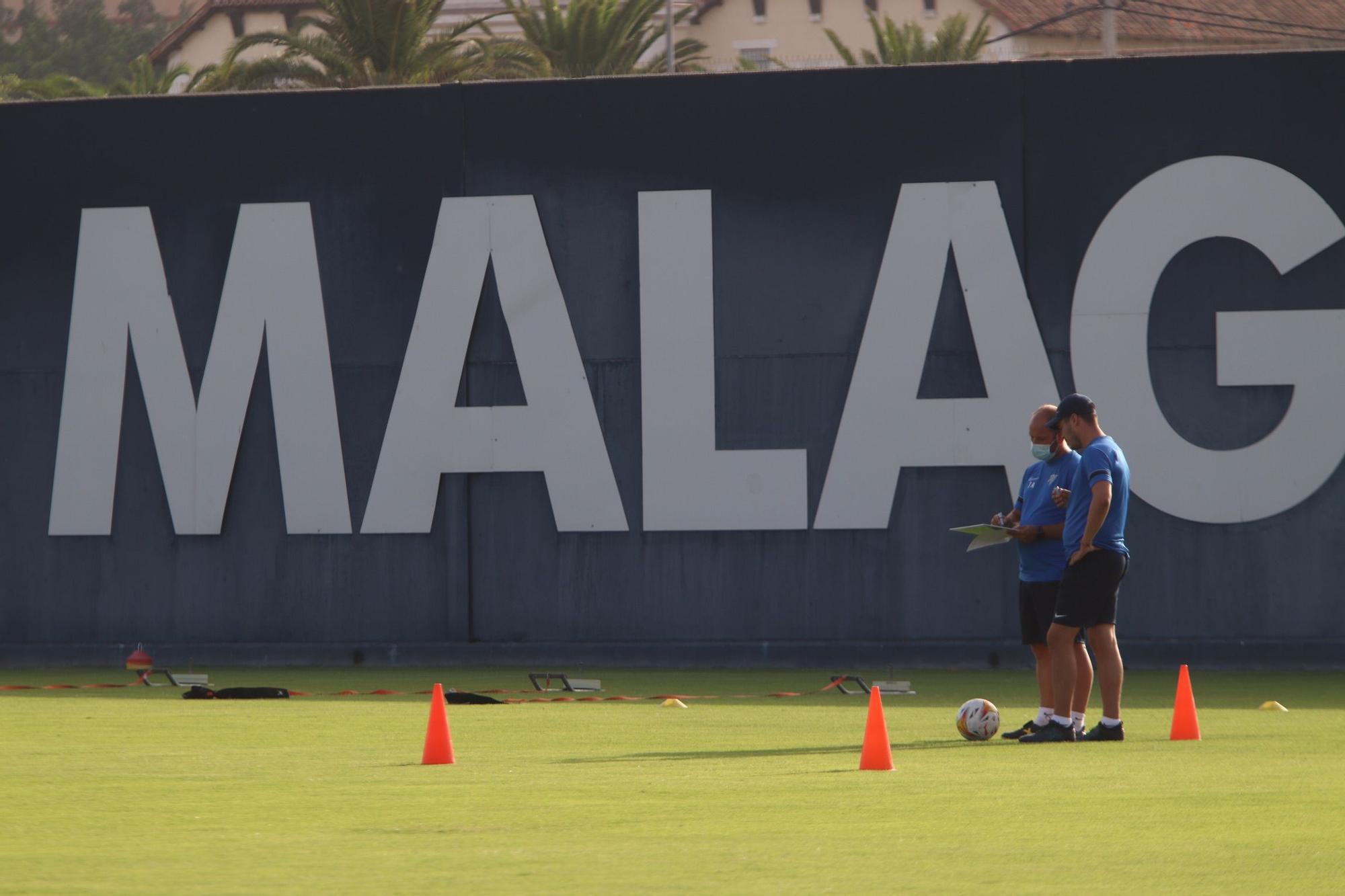 Entrenamiento del Málaga CF de este jueves 12 de agosto