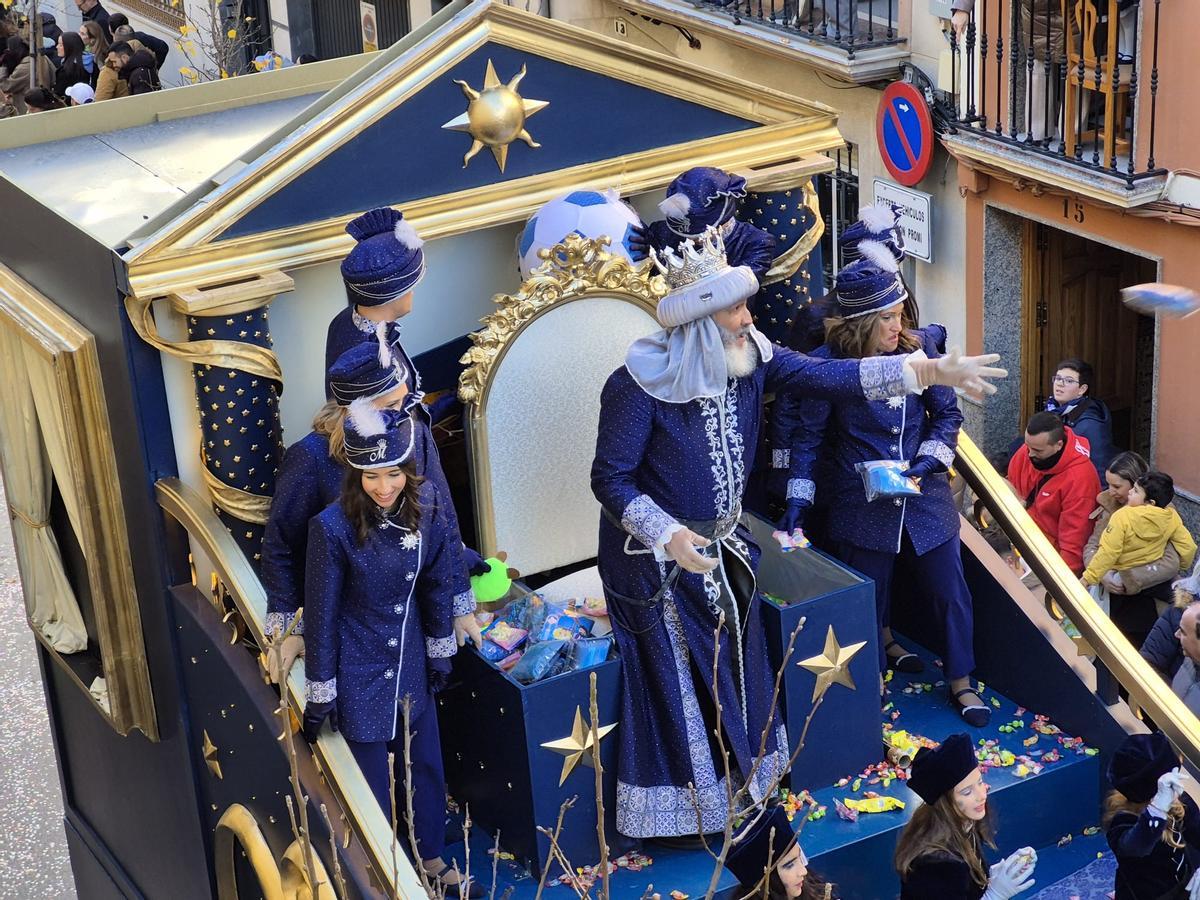 Cabalgatas en la provincia en la mañana de Reyes