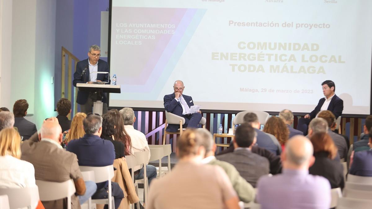 La presentación del proyecto en la Cámara de Comercio de Málaga.