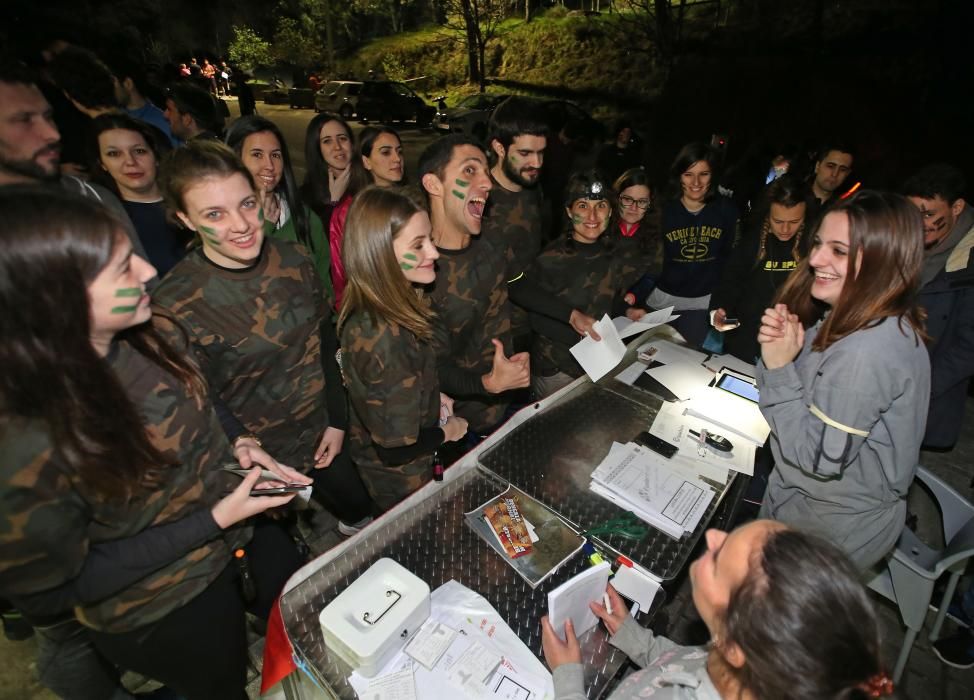 Doscientas personas participan esta noche en un rastrexo de temática bélica organizado por "Teleco"