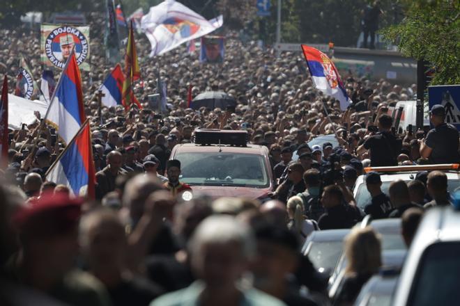 Ratko Mladic, el 'carnicero de los Balcanes', enterrado con honores militares