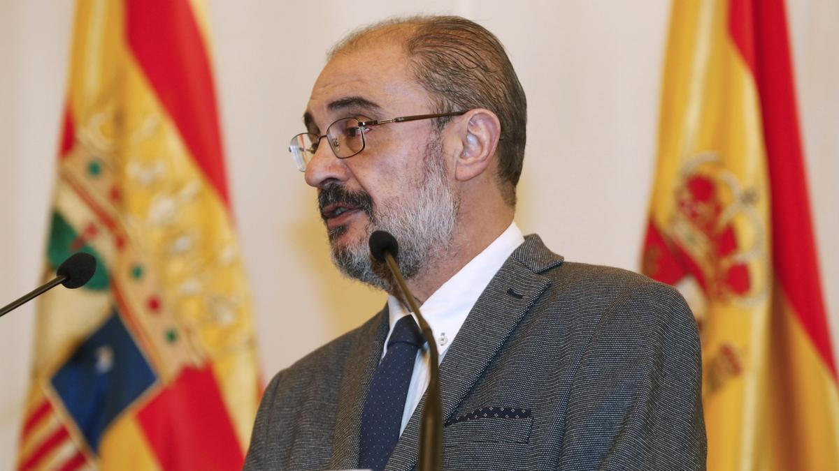 El presidente de Aragón, Javier Lambán.